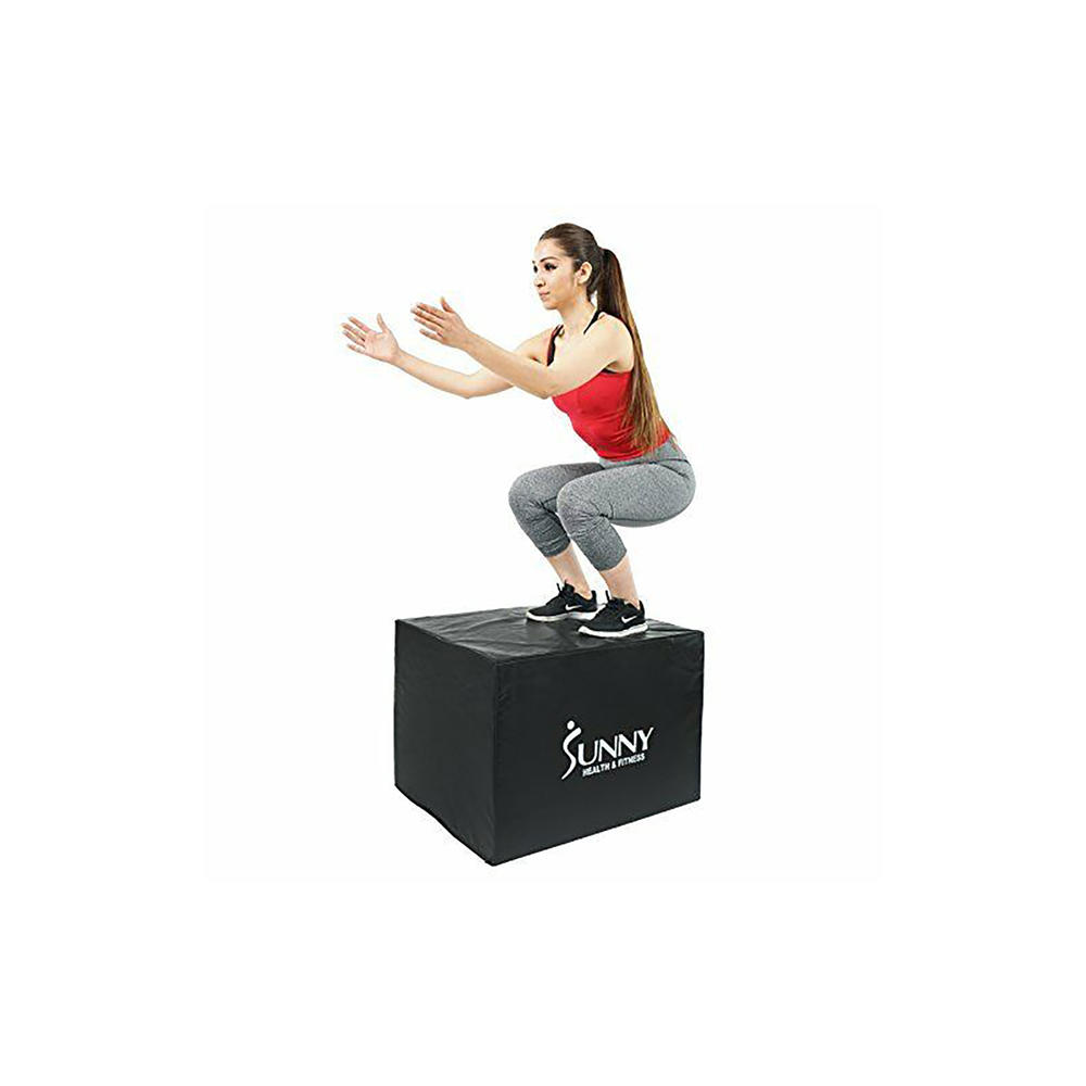 Sunny Health & Fitness 3-in-1 Foam Plyo Jumping Box