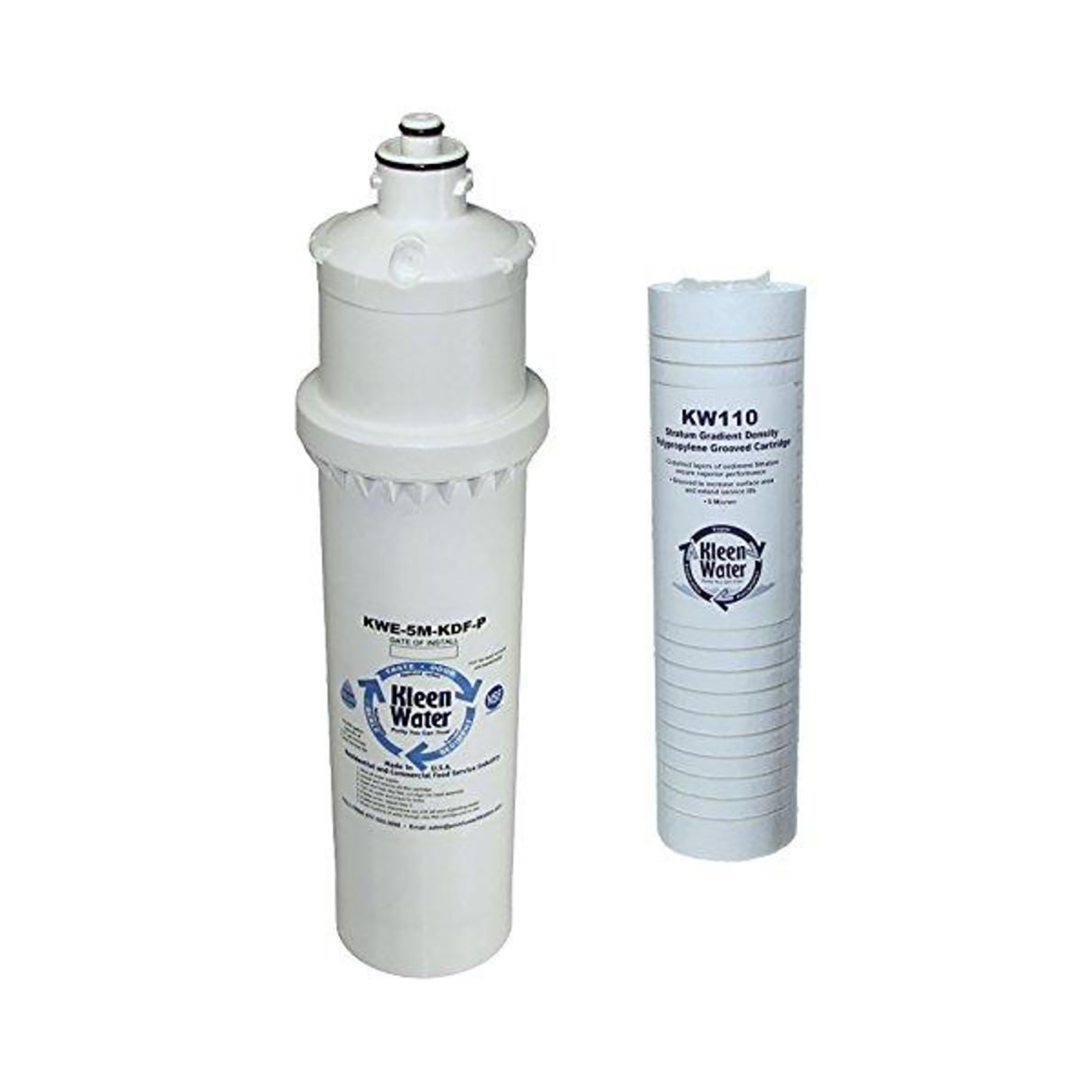 KleenWater GLAB00Q3AP0J2 Follet Ice Machine 00978957 2pc. Compatible Replacement Water Filter Kit
