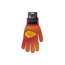 The Sports Vault TSV Home BGNFL1601 Kansas City Chiefs BBQ Gloves&#44; Red