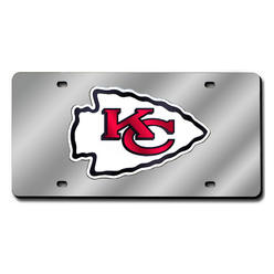 Rico 6" x 12" Red and White NFL Kansas City Chiefs Tag
