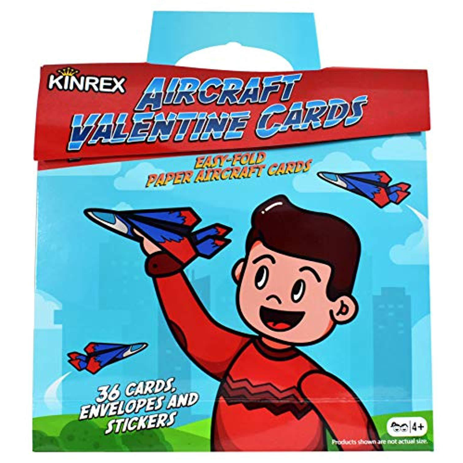 Kinrex Flying Paper Airplanes Valentines Gift Cards-Sears ...