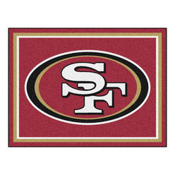 Fanmats Fan Mats FAN-17496 San Francisco 49ers NFL Area Rug&#44; 8 x 10 ft.