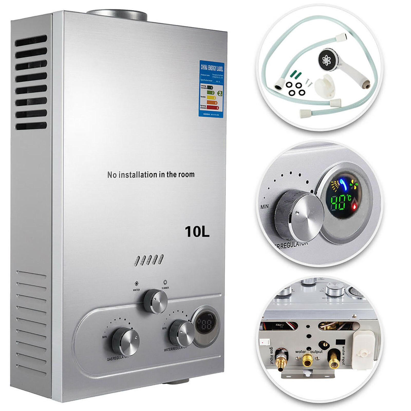 Marey GA10LP Propane Gas Tankless Water Heater - Sears Marketplace