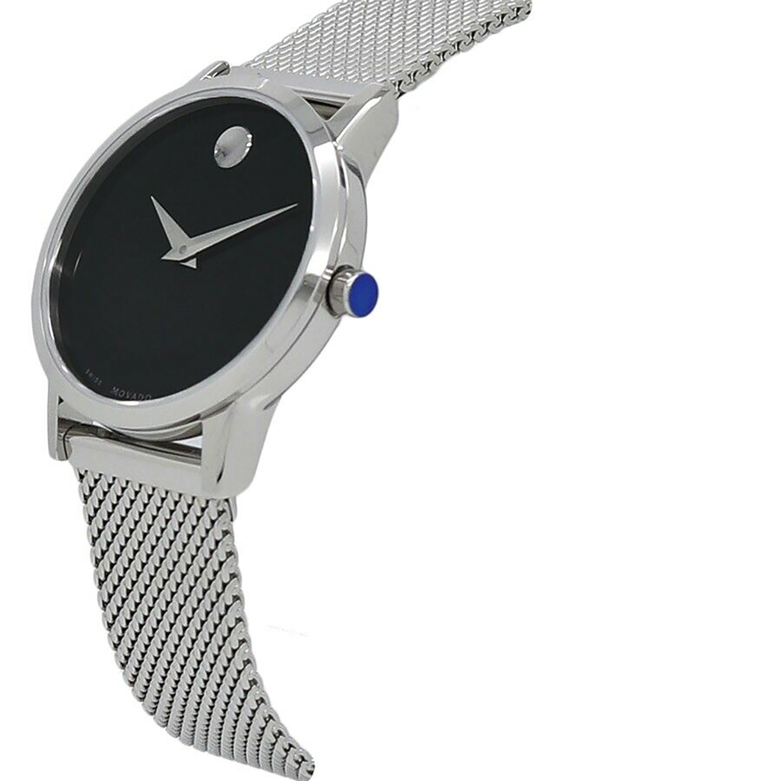 movado museum classic stainless steel