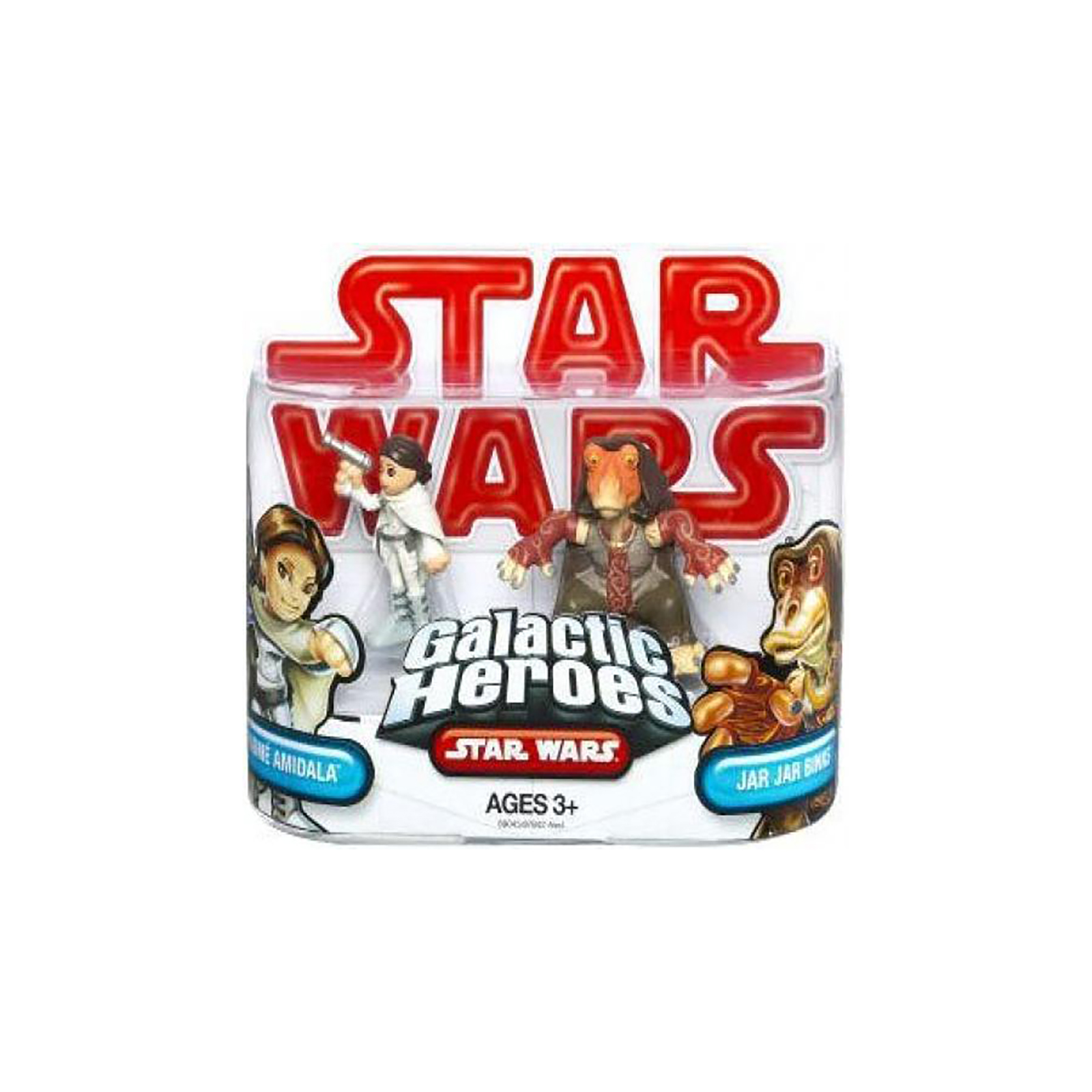 Hasbro 2pc. Star Wars Padme Amidala and Jar Jar Binks Action Figures