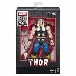 Hasbro Marvel Comics 80th Anniversary Legends Series 6"-Scale Vintage Comic-Inspired Thor Collectible Action Figure, Brown