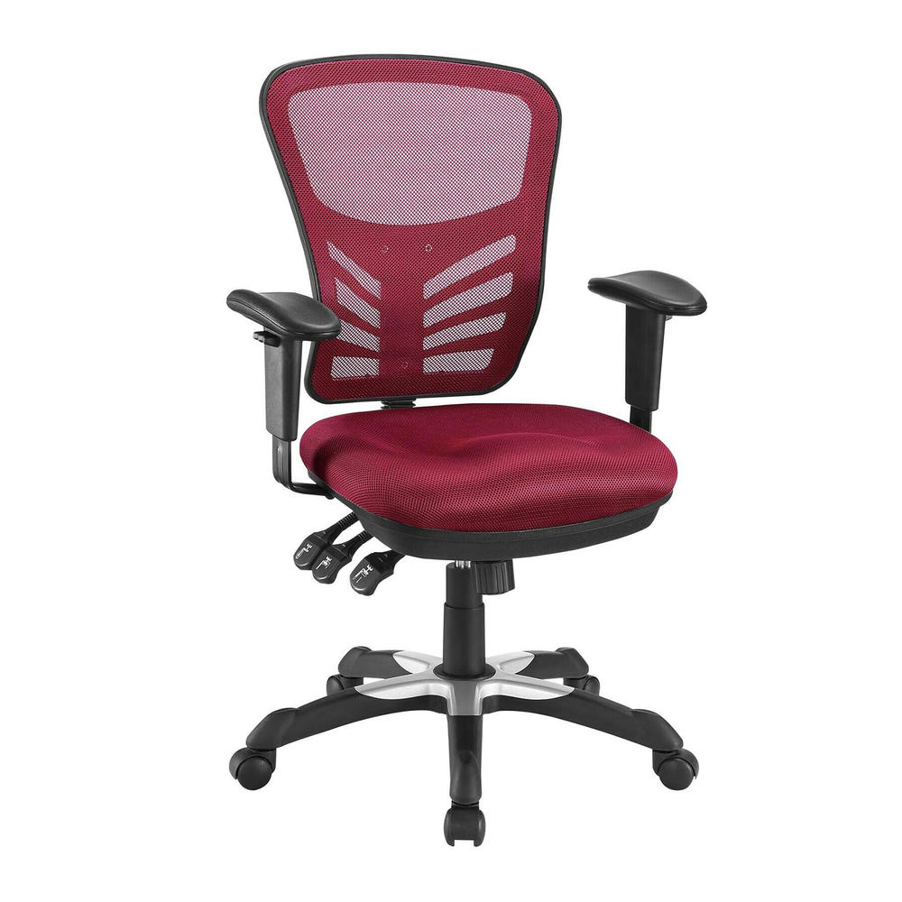 Modway 40" Articulate Mesh Back Office Chair - Red