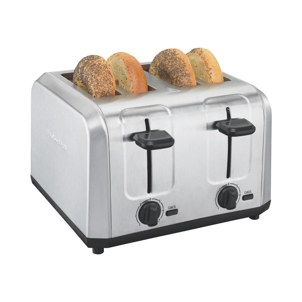 ZHEJIANG SHUOQI ELECTRICAL 24910  4-Slice Toaster - Brushed Stainless Steel