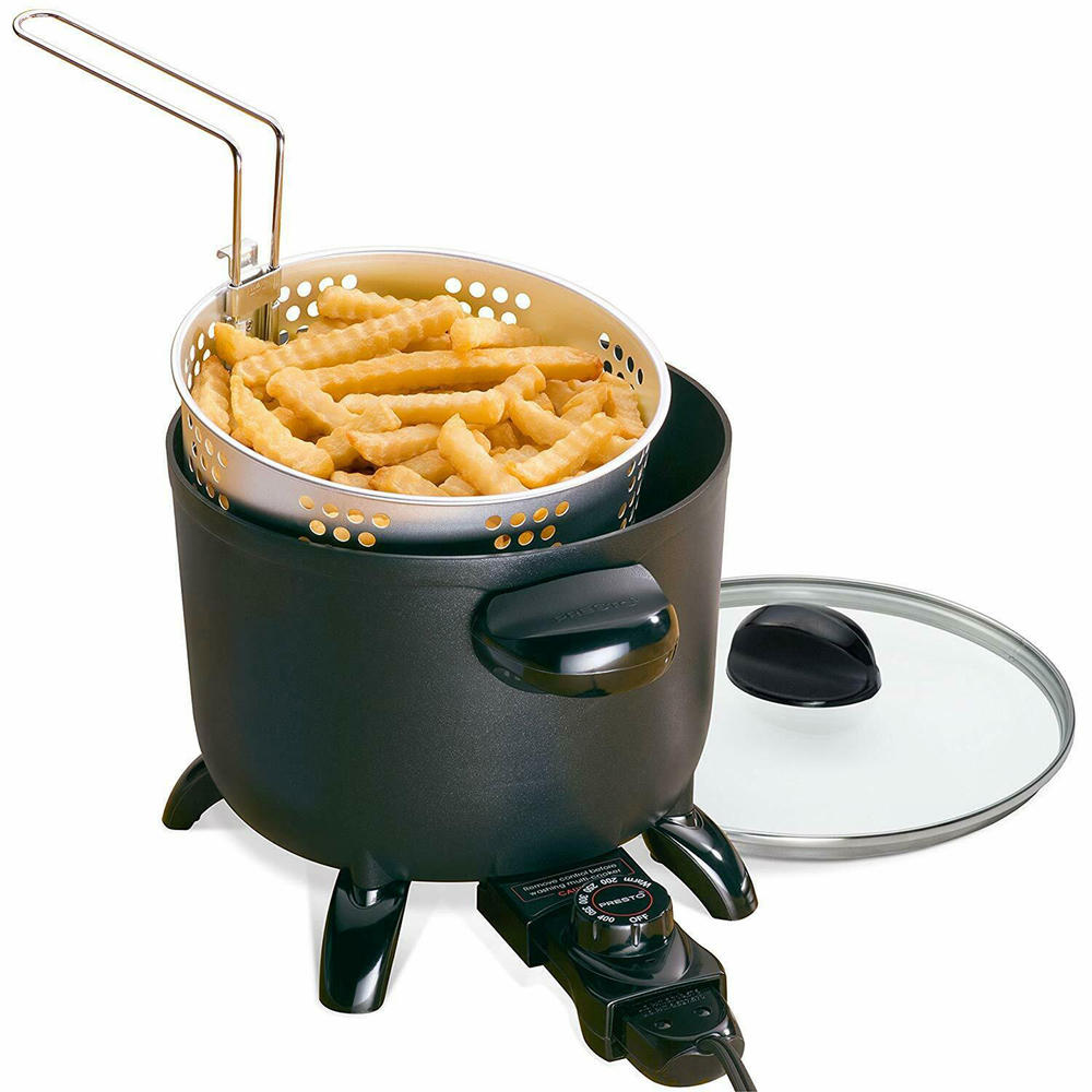 Presto 6006 0 Fryers Kitchen Kettle Multi-Cooker and Steamer