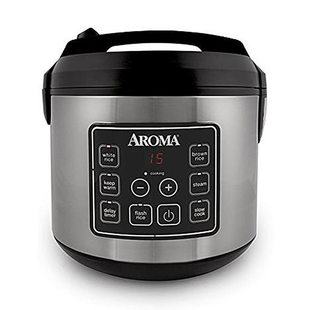 Aroma Housewares ARC-150SB  20 Cup Digital Slow Rice Cooker with Food Steamer