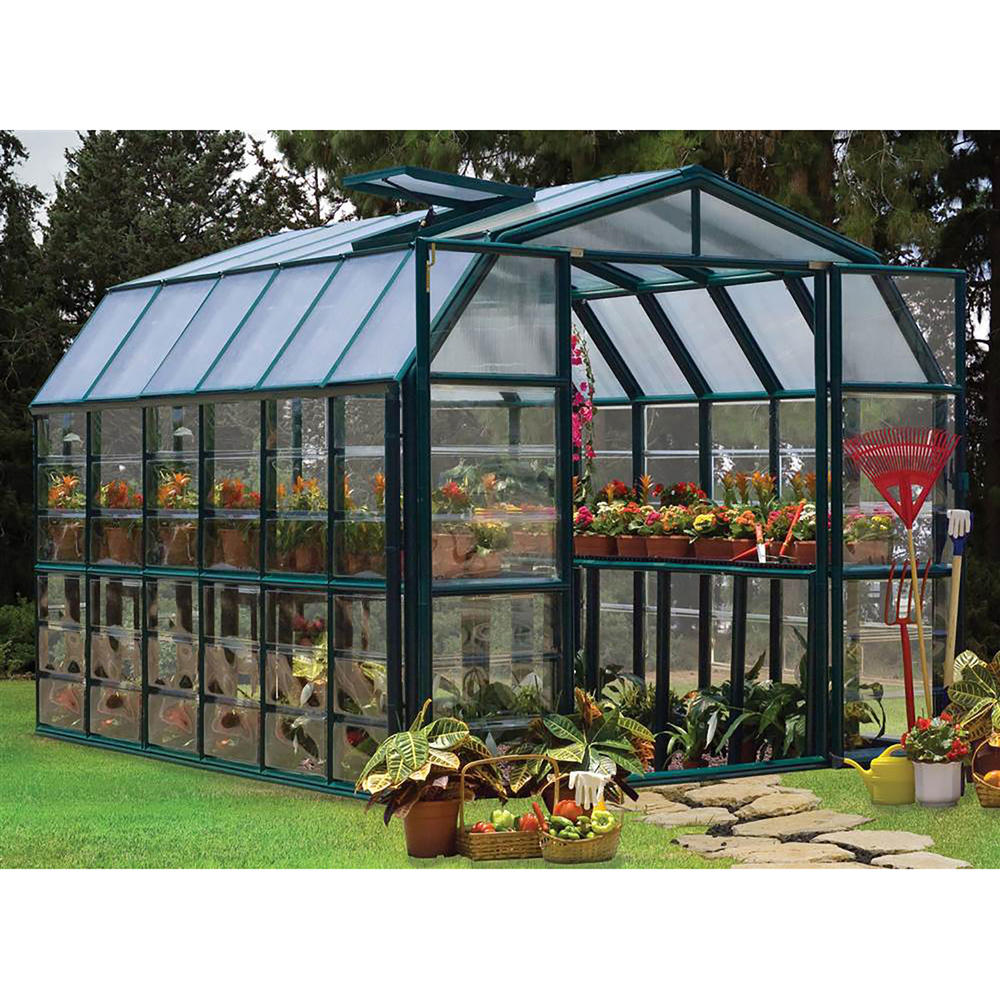 Rion Greenhouses HG7212C  8'x12' Grand Gardener 2 Greenhouse