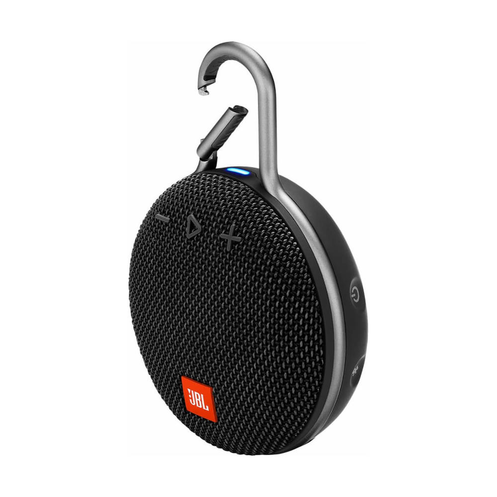 JBL JBLCLIP3BLK Clip 3 Portable Bluetooth Speaker - Midnight Black