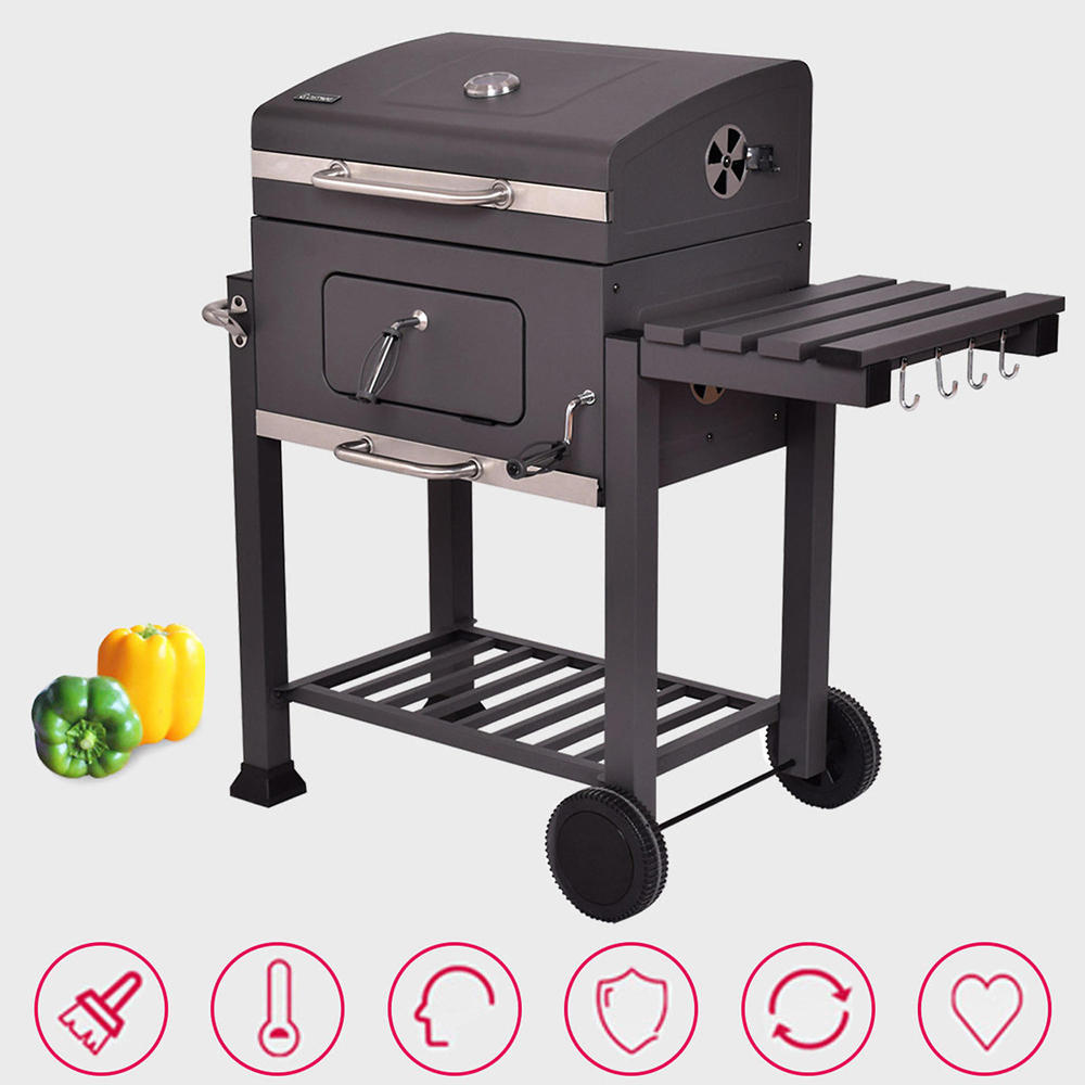 Goplus OP3307 Portable Barbecue Grill - Steel