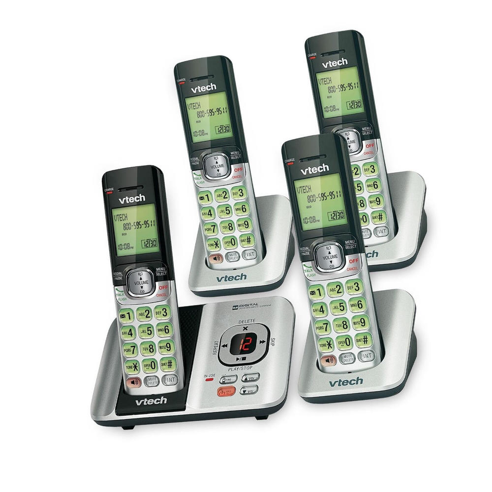 VTech CS6529-4 DECT 6.0 Cordless Phone with 4 Headsets