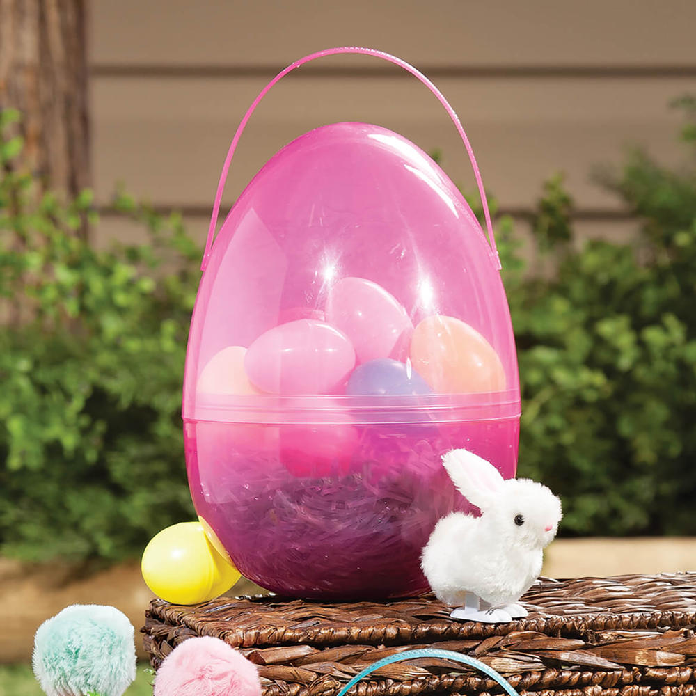 Fox Valley Traders 12" x 7" Giant Fillable Easter Egg - Pink