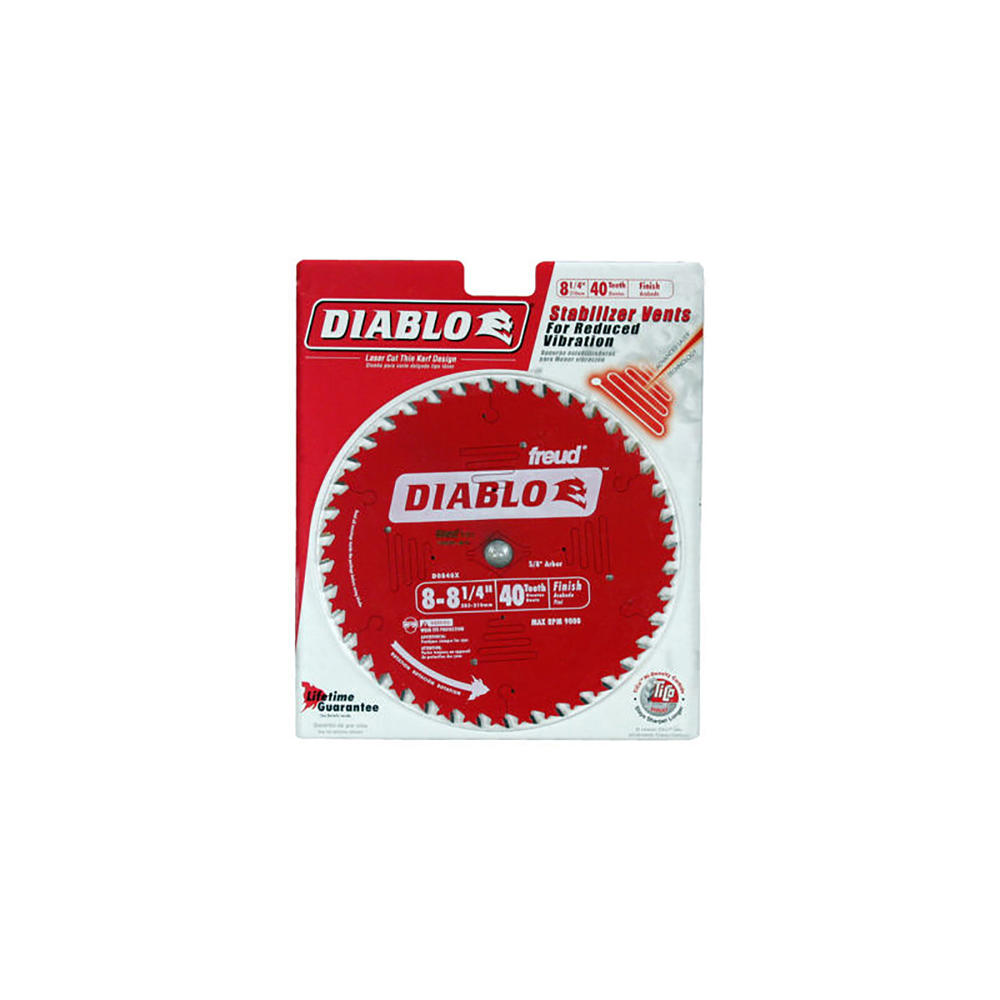 Diablo D0840X 8.25" 40T Saw Blade