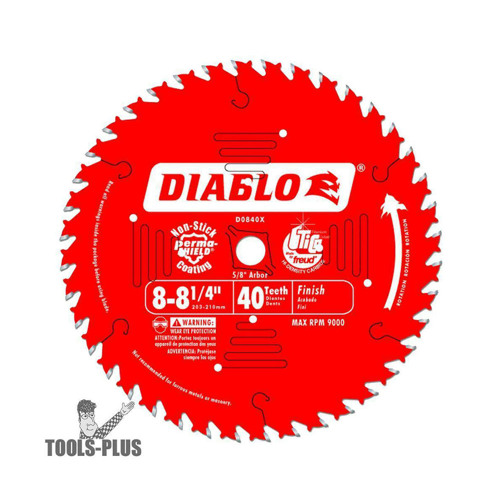 Diablo D0840X 8.25" 40T Saw Blade