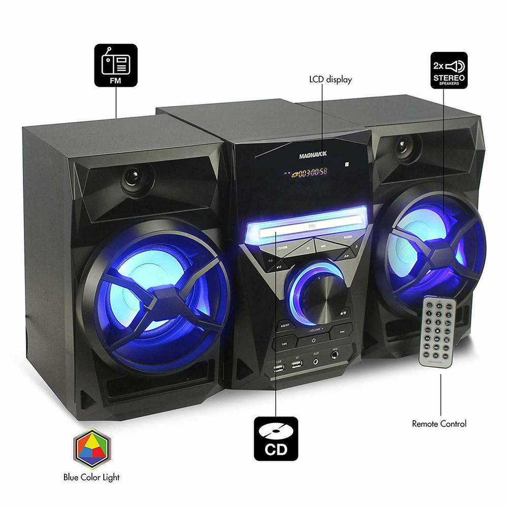 Philips MM441 3pc. Shelf Stereo System