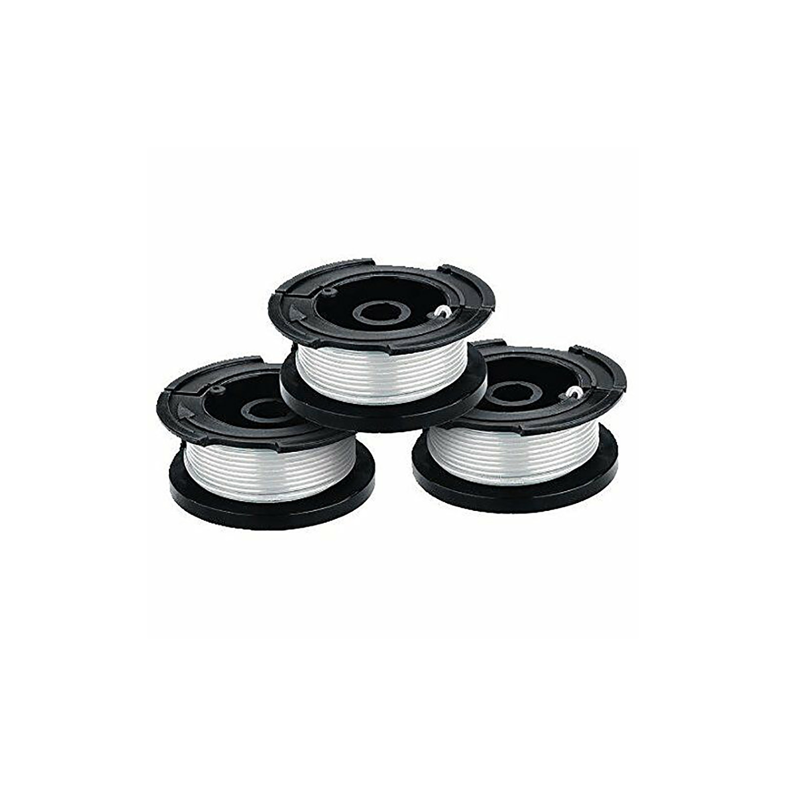 3 Pack Spool & Cap fits Black Decker AF-100-3ZP 30ft .065 String