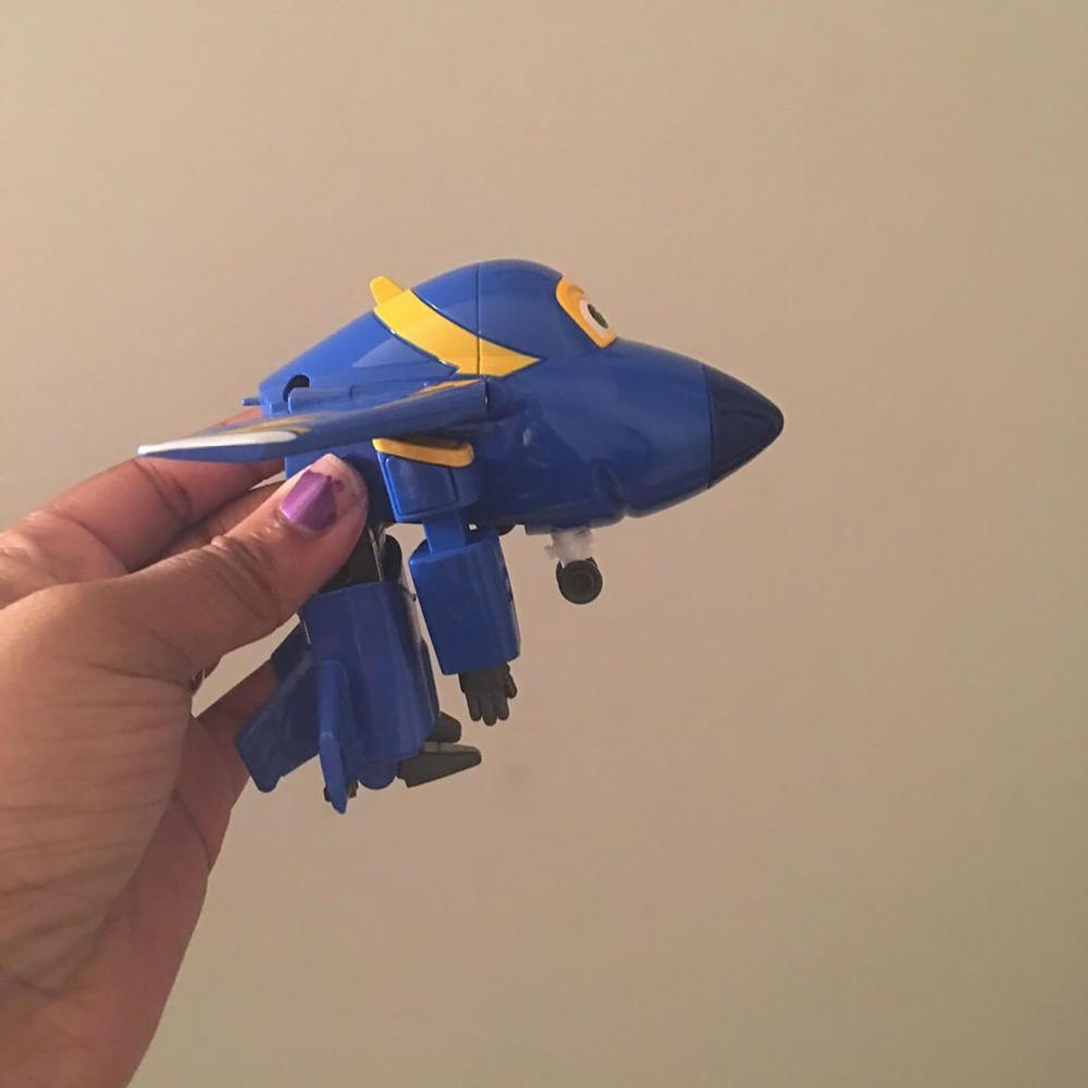 Super Wings 710230 5" Scale Transforming Jerome Toy Plane