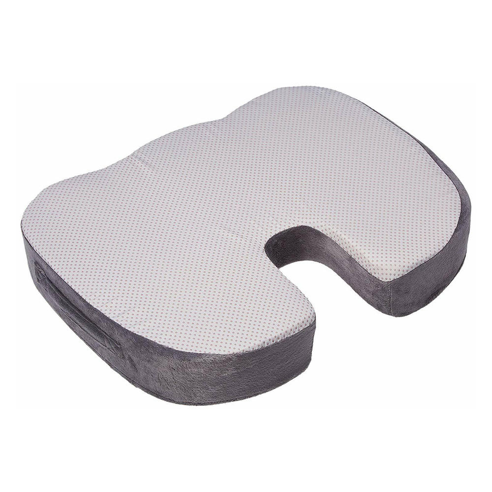 SOFTaCARE 2pc. Orthopedic Memory Foam Seat Cushions Gray