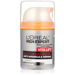 L'Oreal LOrl Paris LOreal Men Expert Vitalift Anti-Wrinkle & Firming Face Moisturizer with SPF 15 and Pro-Retinol, Face Moisturizer for Men, Beard 