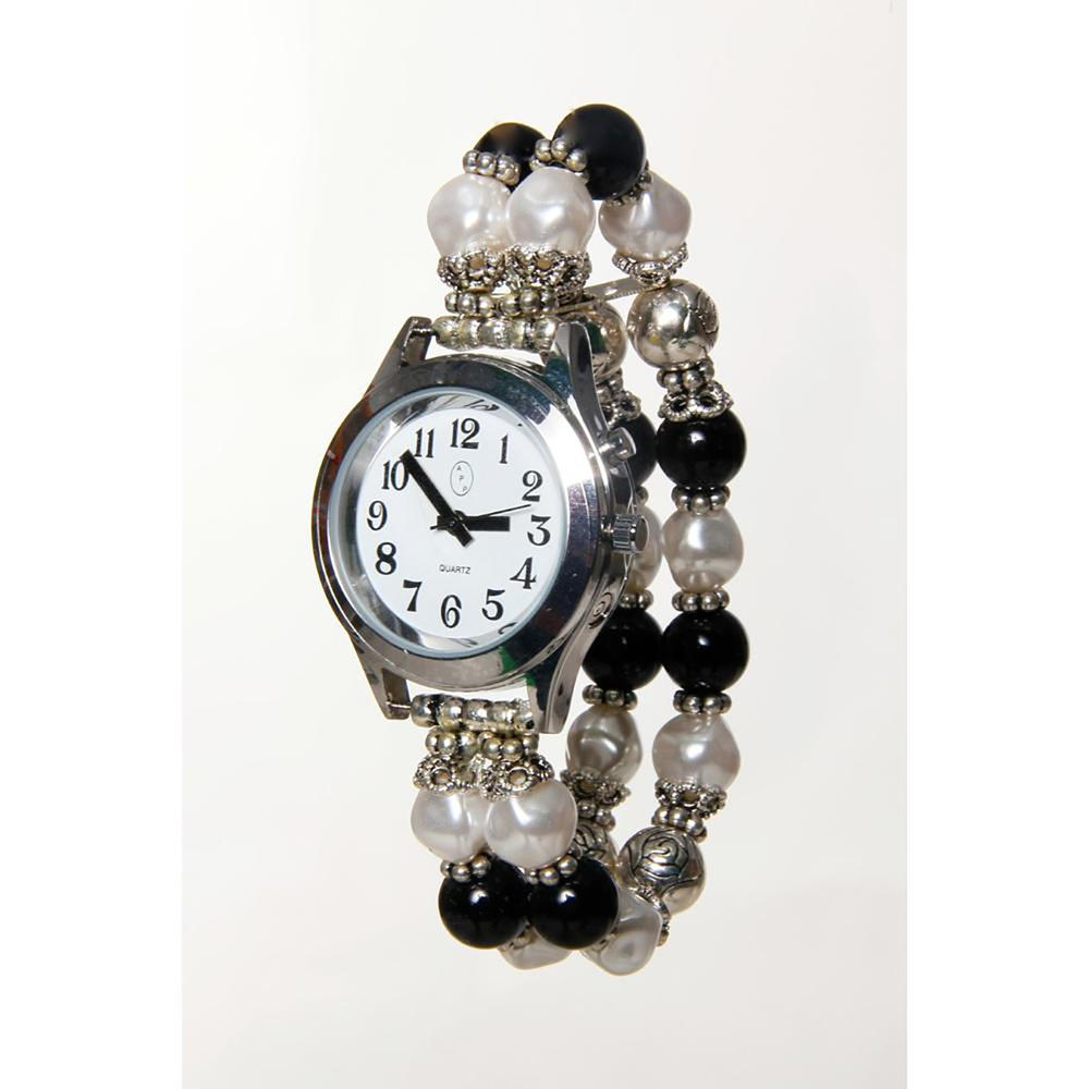 Active Products Plus AP1330 Women’s Talking Watch with Deluxe Pearl Beads