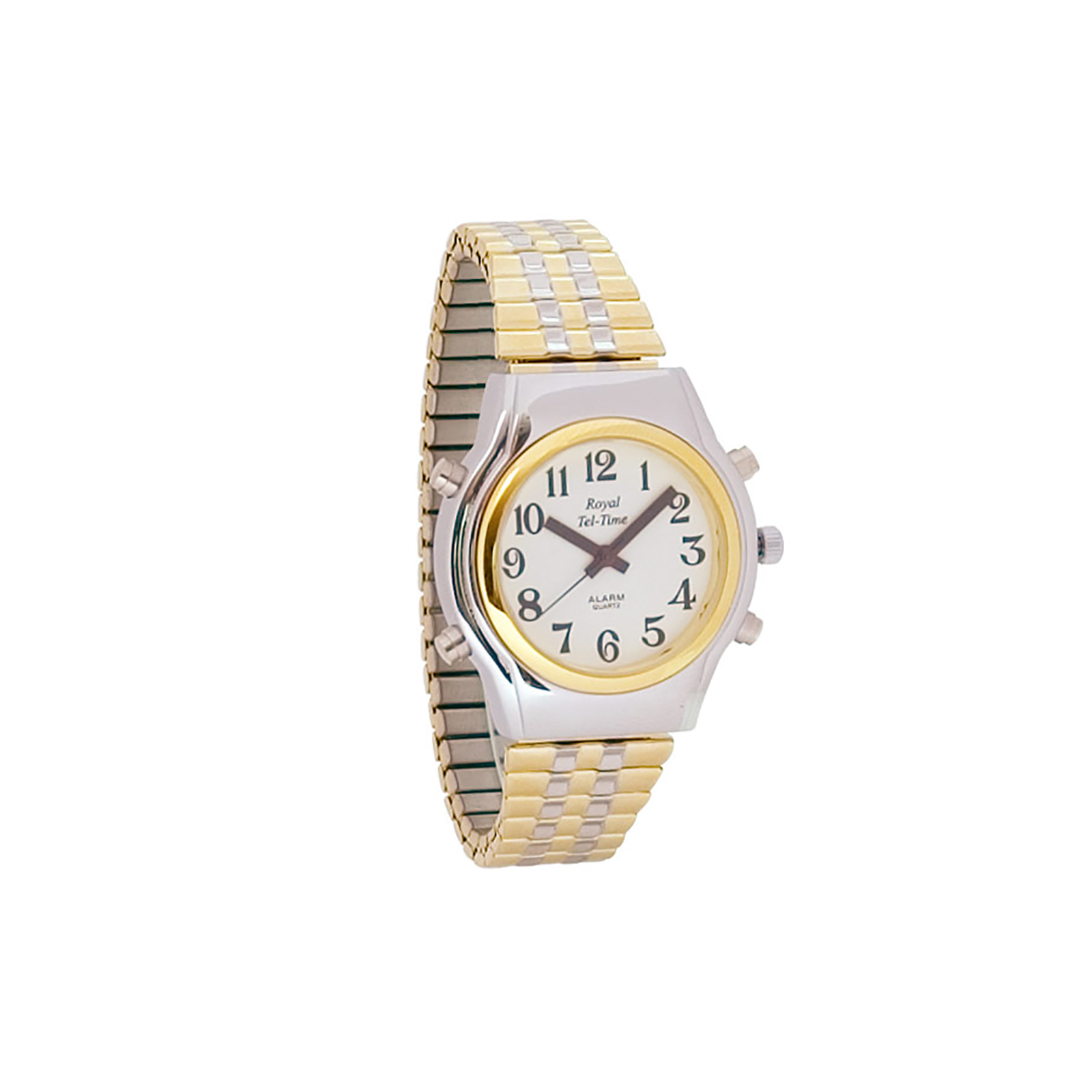 Royal Tel-Time Men's Spanish Talking Watch - Gold and Silver
