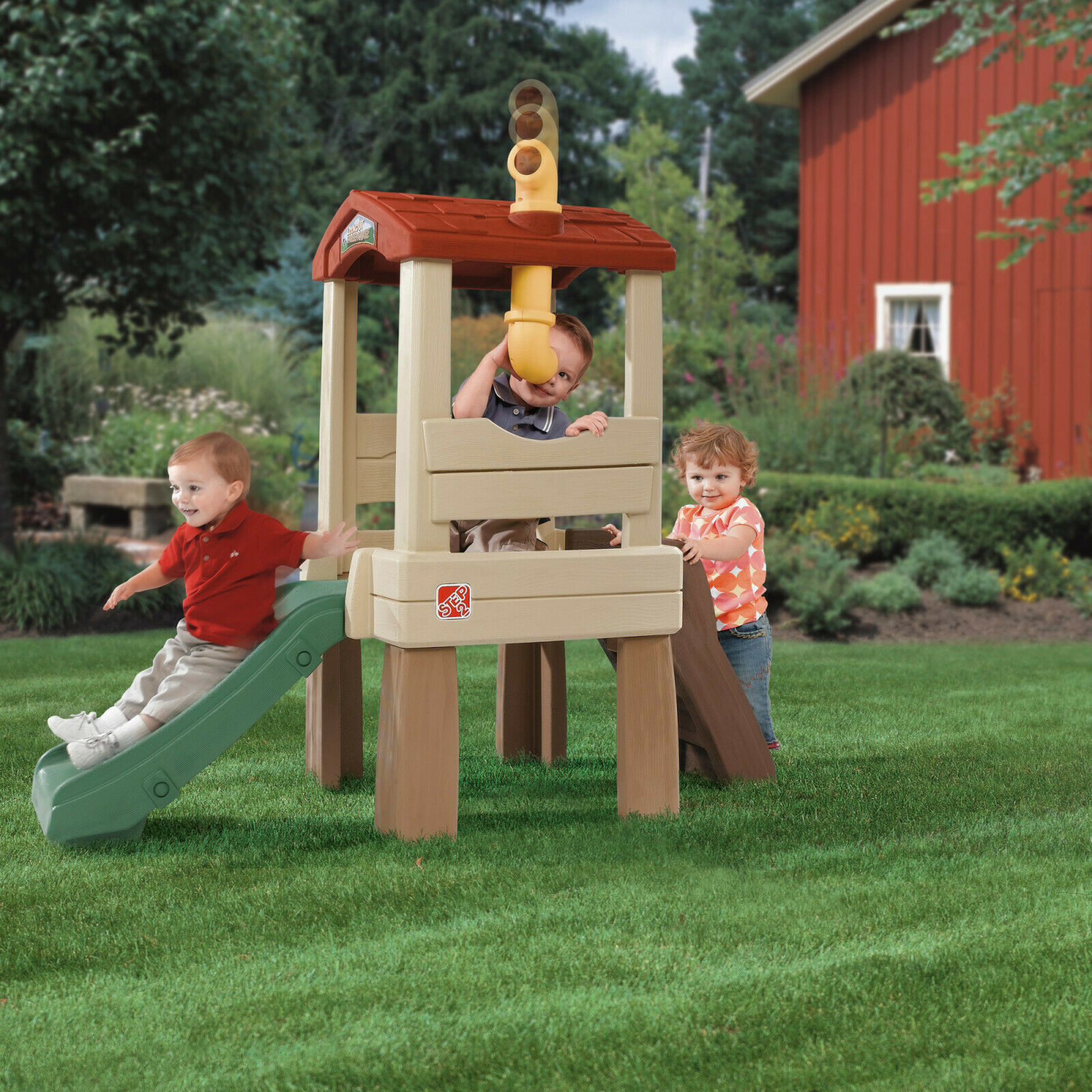 step2 naturally playful lookout playhouse