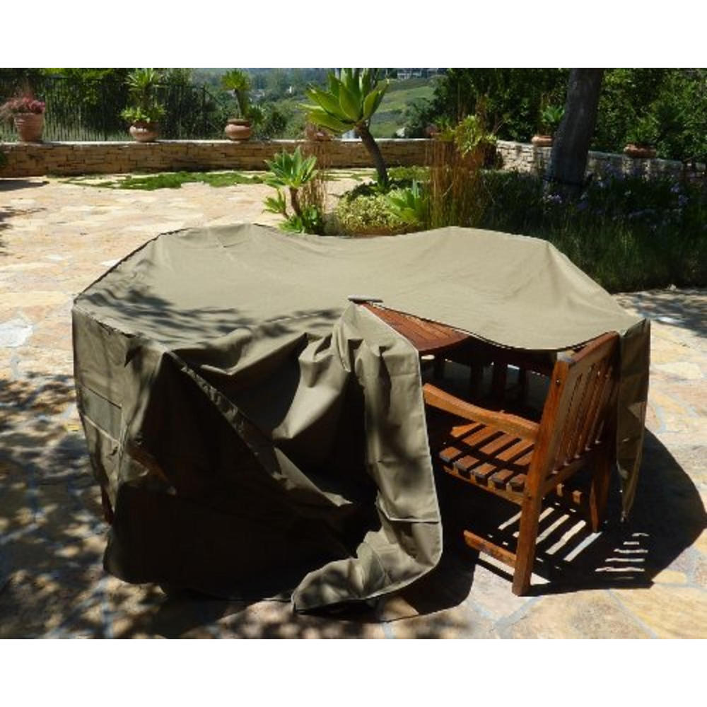 Formosa Covers 96"Dia x 30"H Patio Set Cover – Classic Taupe