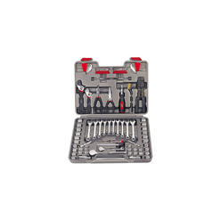 Apollo Precision Tools APOLLO TOOLS 95 Piece Mechanics Tool Set with SAE and Metric Socket Sets and Mechanic Tools Needed for Boats, Bikes, Car Mainten