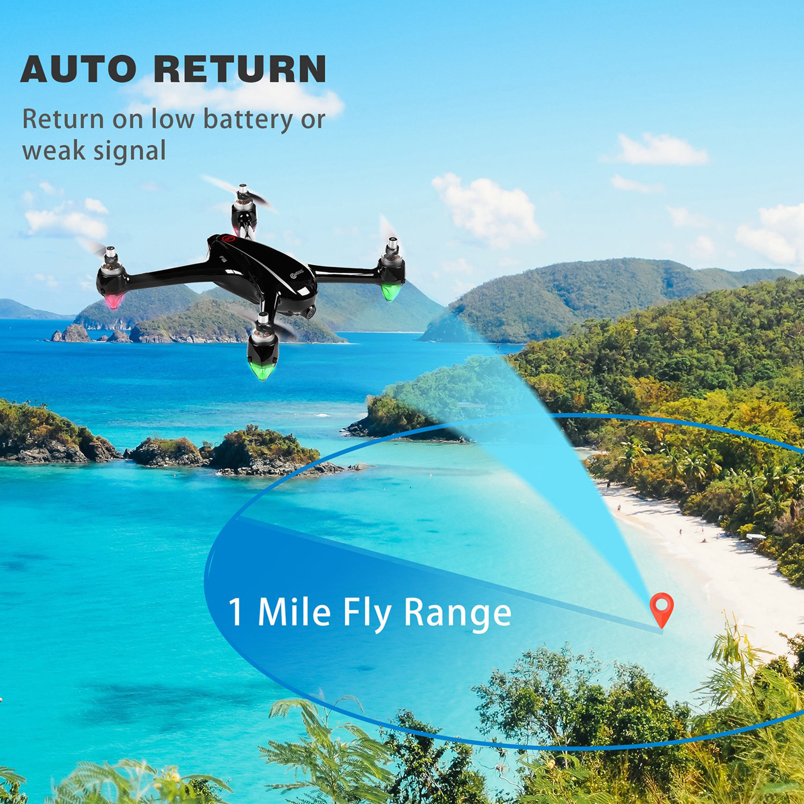 Contixo f18 2k fpv rc camera drone clearance