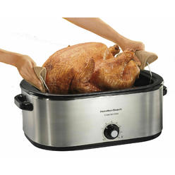 PanSaver Clear Electric Roaster Liners Fits 16, 18, 22 Qt Roasters 2 Pack