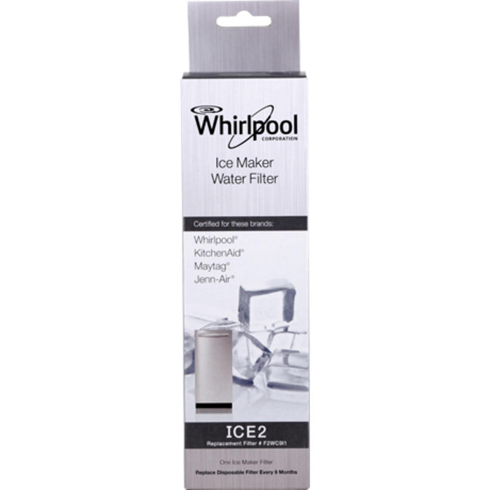 Whirlpool F2WC9I1 ICE2 Icemaker Water Filter & 4396808 Ice Cleaner Set