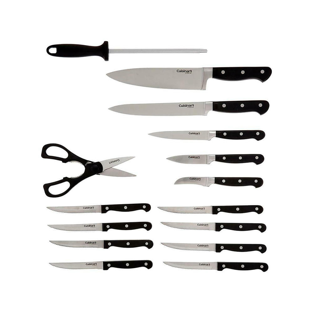 Cuisinart C77TR16P Triple Rivet 16pc. Cutlery Knife SetBlack