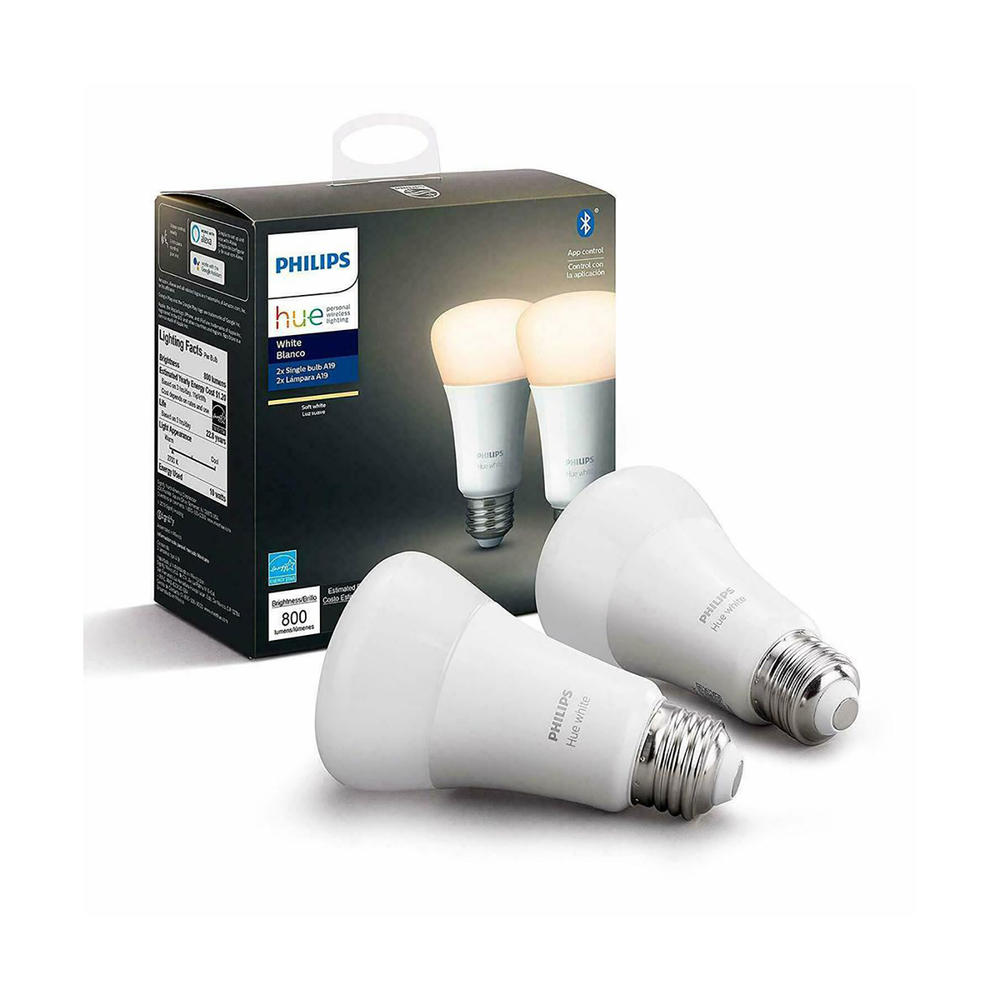 Philips 476951  2pc. LED Smart Bulb Set-White