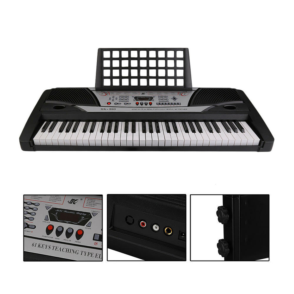 Музыкальная клавиатура. 61 key. Ноты для электронного синтезатора. Electronic keyboard ts-75. Stereo electronic keyboard.