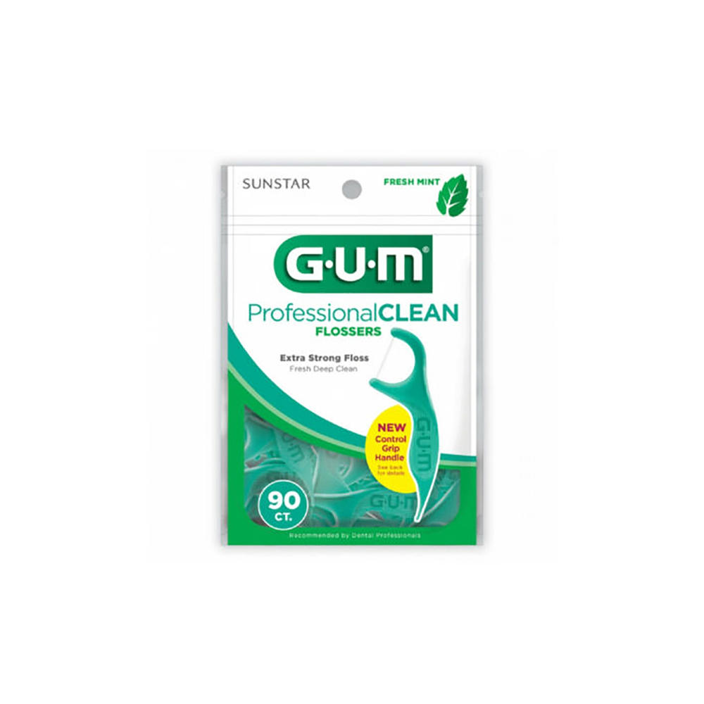 GUM Professional Clean 90pc. Mint Flavor Flossers