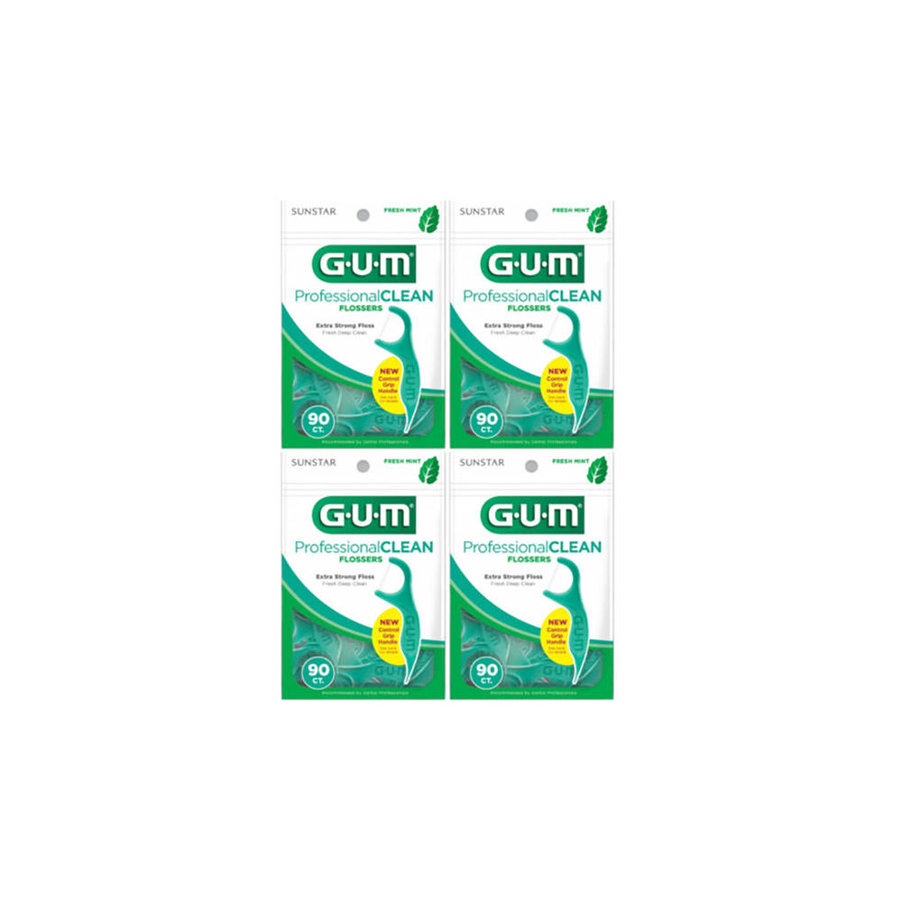 GUM Professional Clean 90pc. Mint Flavor Flossers