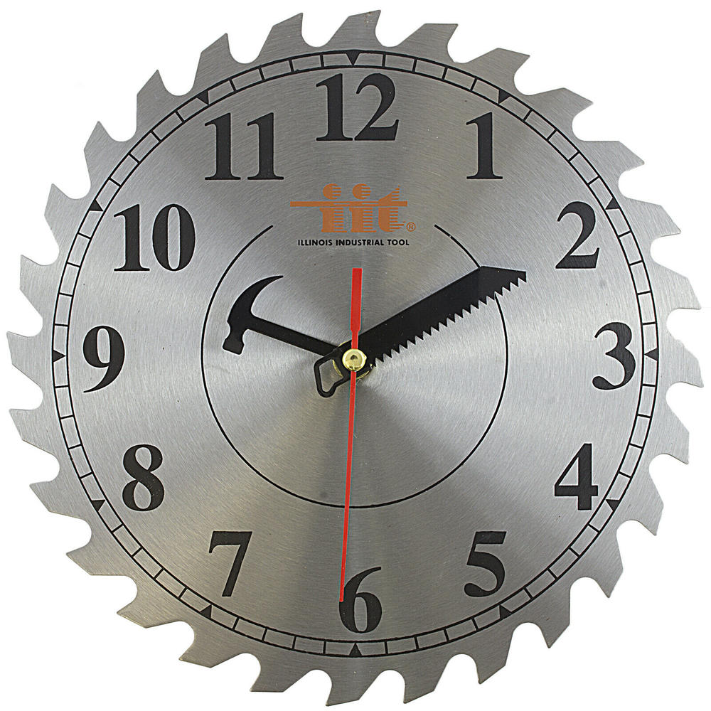 IIT 89870 10" Round Saw Blade Wall Clock