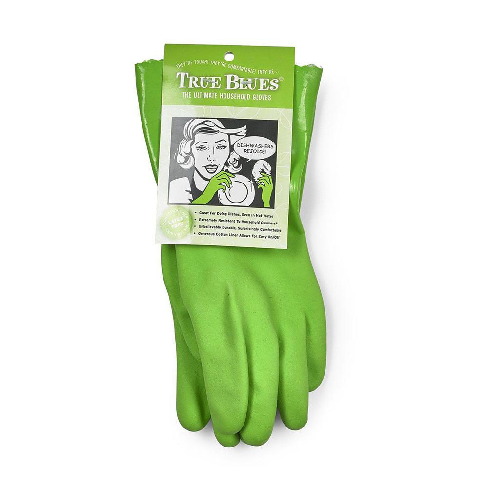 Star Kitchen & Home True Blues Small Vinyl Household Gloves – Green