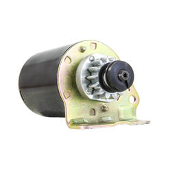 Rareelectrical New Starter Motor Compatible With Briggs & Stratton 693551 14 Tooth Craftsman Lawnmower Steel Flywheel By Part Numbers 693551