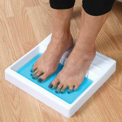 SUPPORT PLUS Foot Soak Tray - Shallow Home Pedicure Foot Spa Nail Soaking Bowl