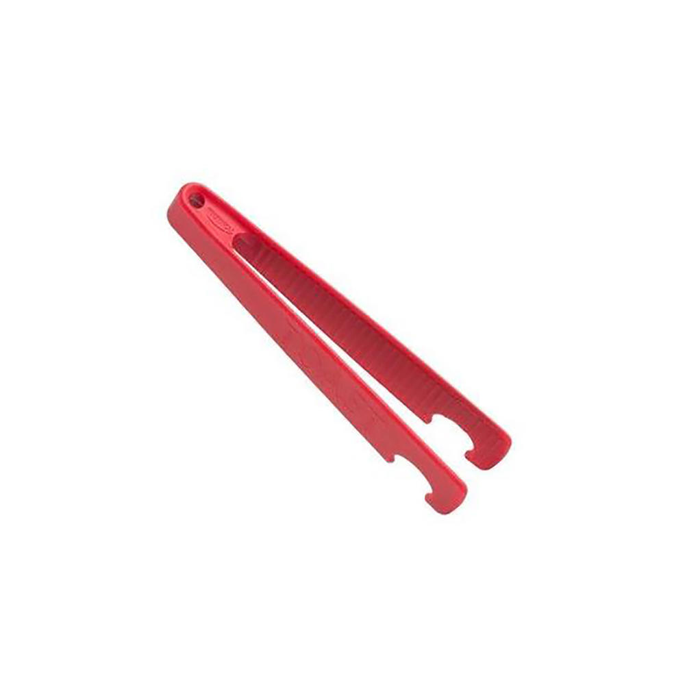 Trudeau 7" Stay Cool Silicone Toaster Tong - Red