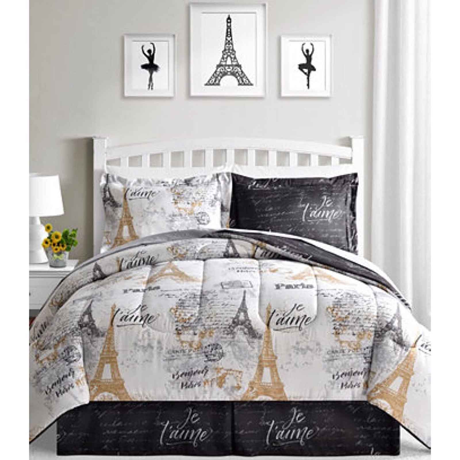 Paris Theme Comforter