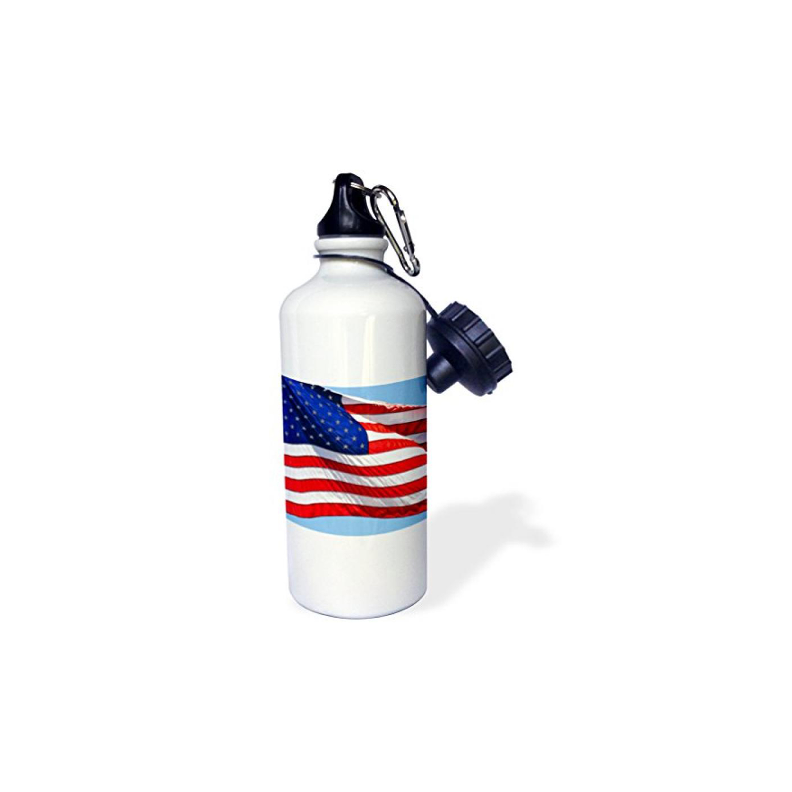 3dRose 21oz. Patriotic Sports Water Bottle