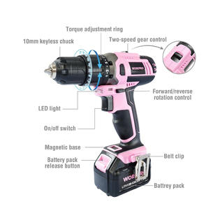 WORKPRO Cordless 20V Lithium Ion Drill Driver Set - Sears Marketplace