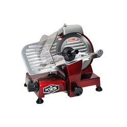 KitchenWare Station KWS KitchenWare Station Premium 200w Electric Meat Slicer 6"(Red) Stainless Steel Blade, Frozen Meat/ Cheese/ Food Slicer Low Noises
