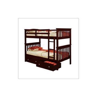 Donco Kids Mission Twin Over Bunk, Sears Wooden Bunk Beds