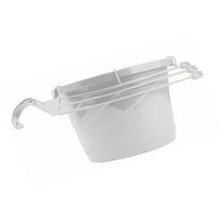 Akro-Mils Myers HSI10008A10 Myers 10 In. Polypropylene White Hanging Plant Basket HSI10008A10